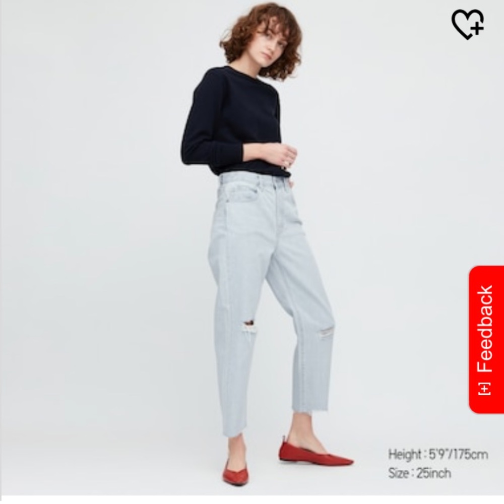 Uniqlo Women Slouch Tapered Jeans